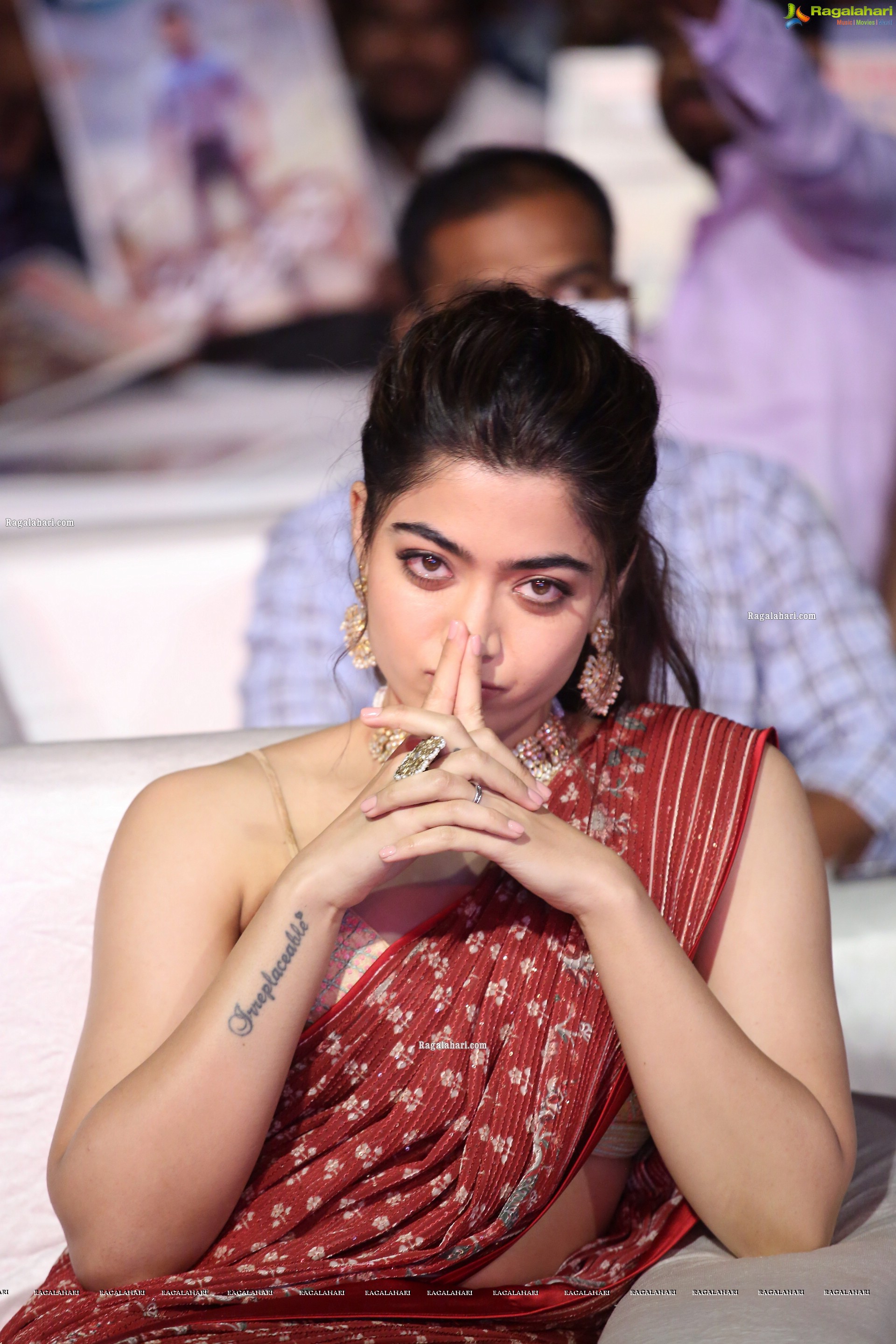 Rashmika Mandanna at Sulthan Movie Pre-Release Event, HD Photo Gallery