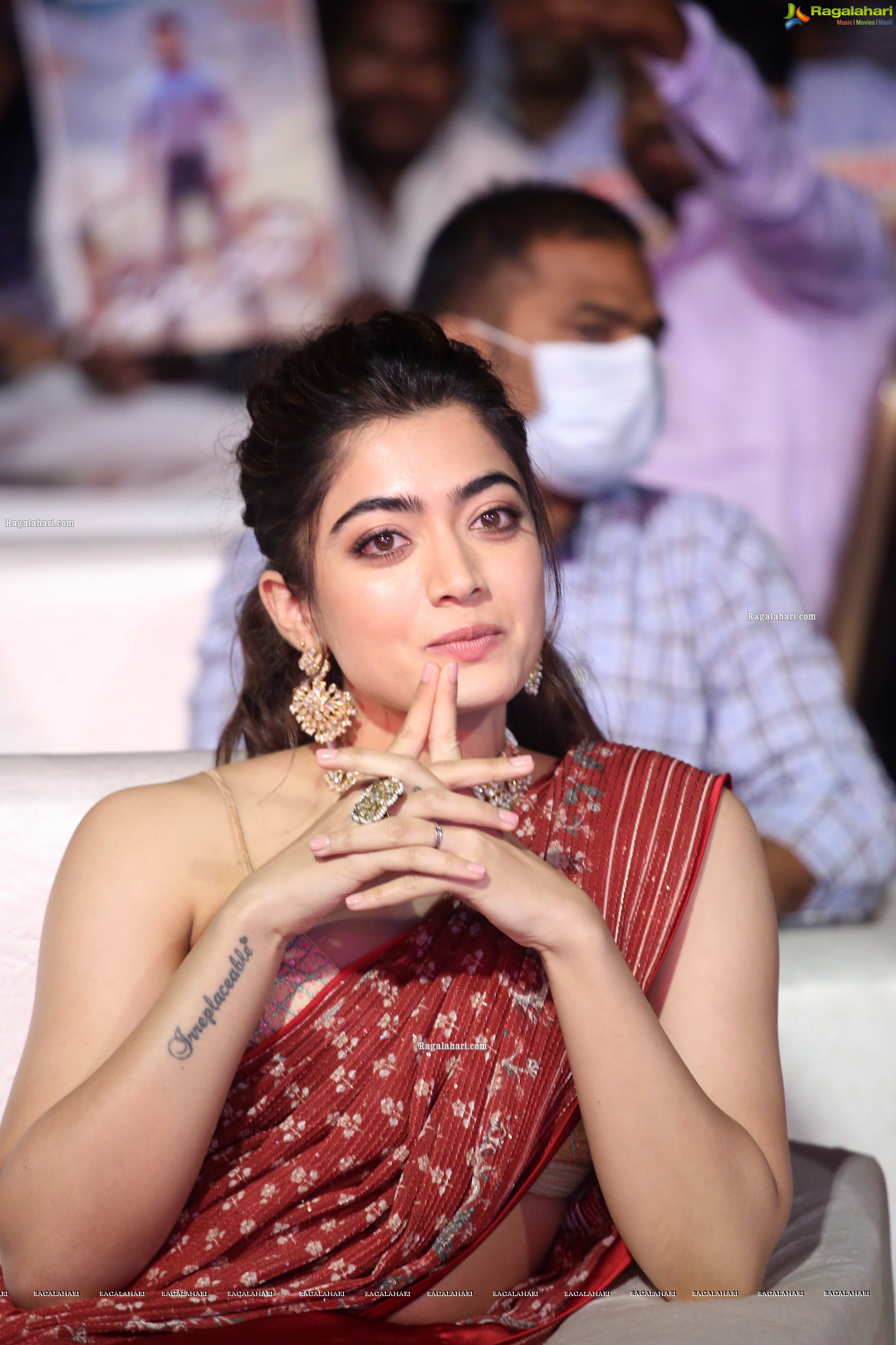 Rashmika Mandanna at Sulthan Movie Pre-Release Event, HD Photo Gallery