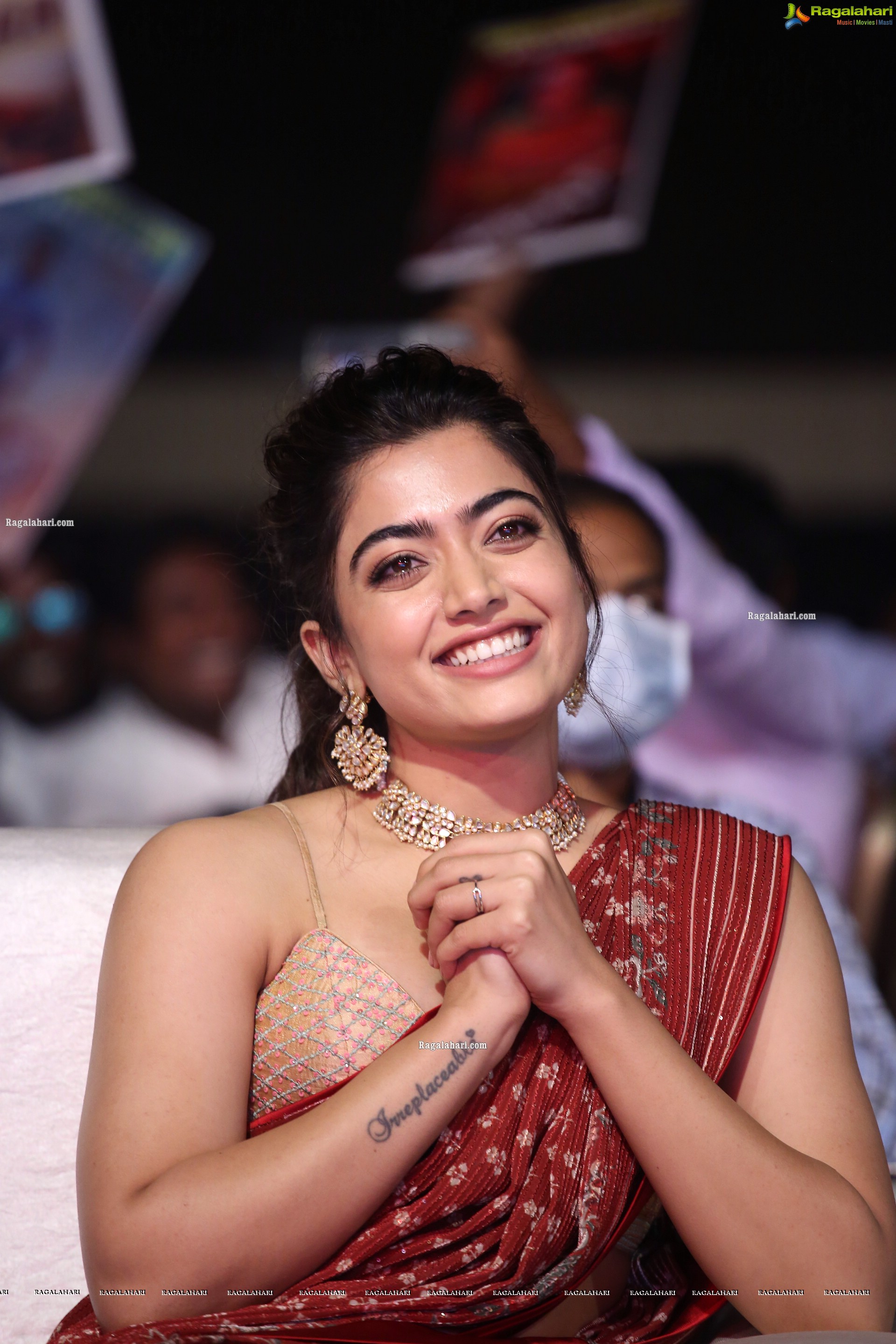 Rashmika Mandanna at Sulthan Movie Pre-Release Event, HD Photo Gallery