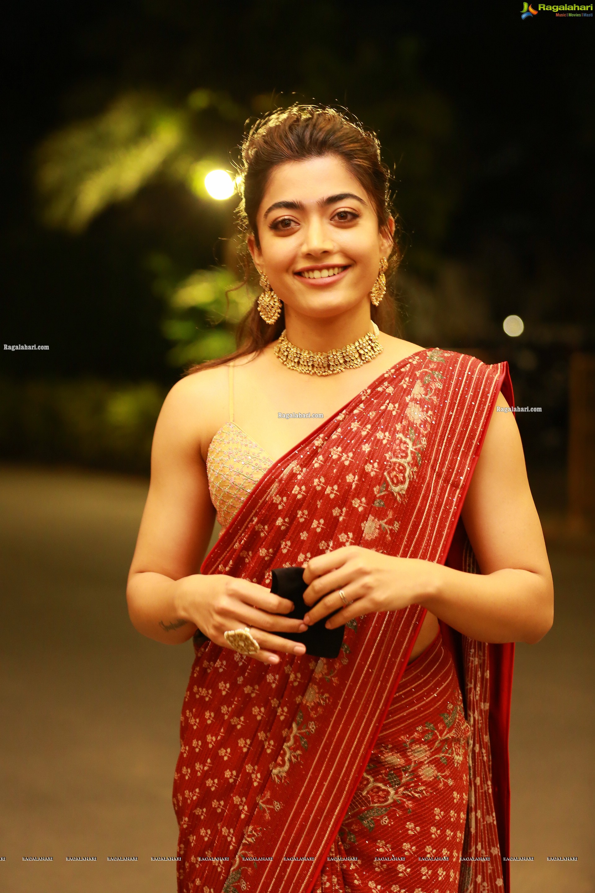 Rashmika Mandanna at Sulthan Movie Pre-Release Event, HD Photo Gallery