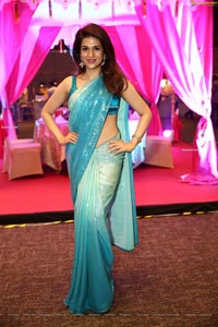 Shraddha Das in Sequin Saree at DIA 2021 Awards