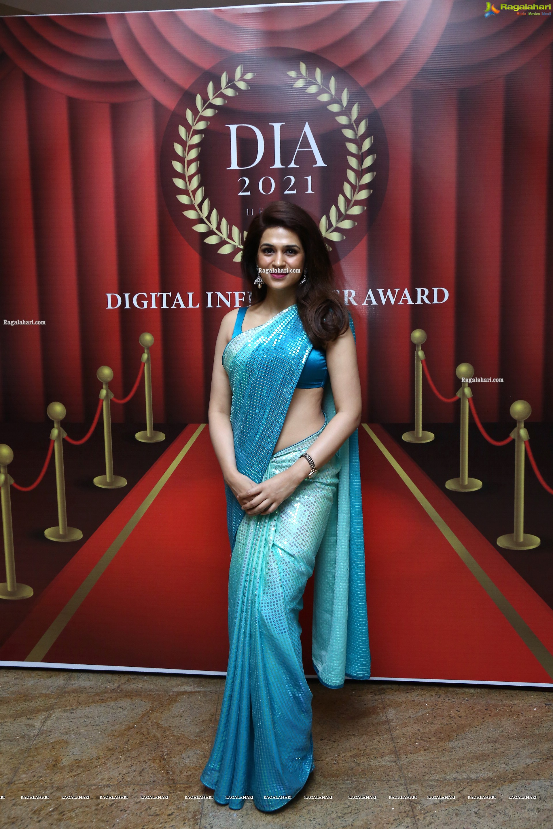 Shraddha Das at DIA 2021 - Digital Influencer Awards, HD Photo Gallery