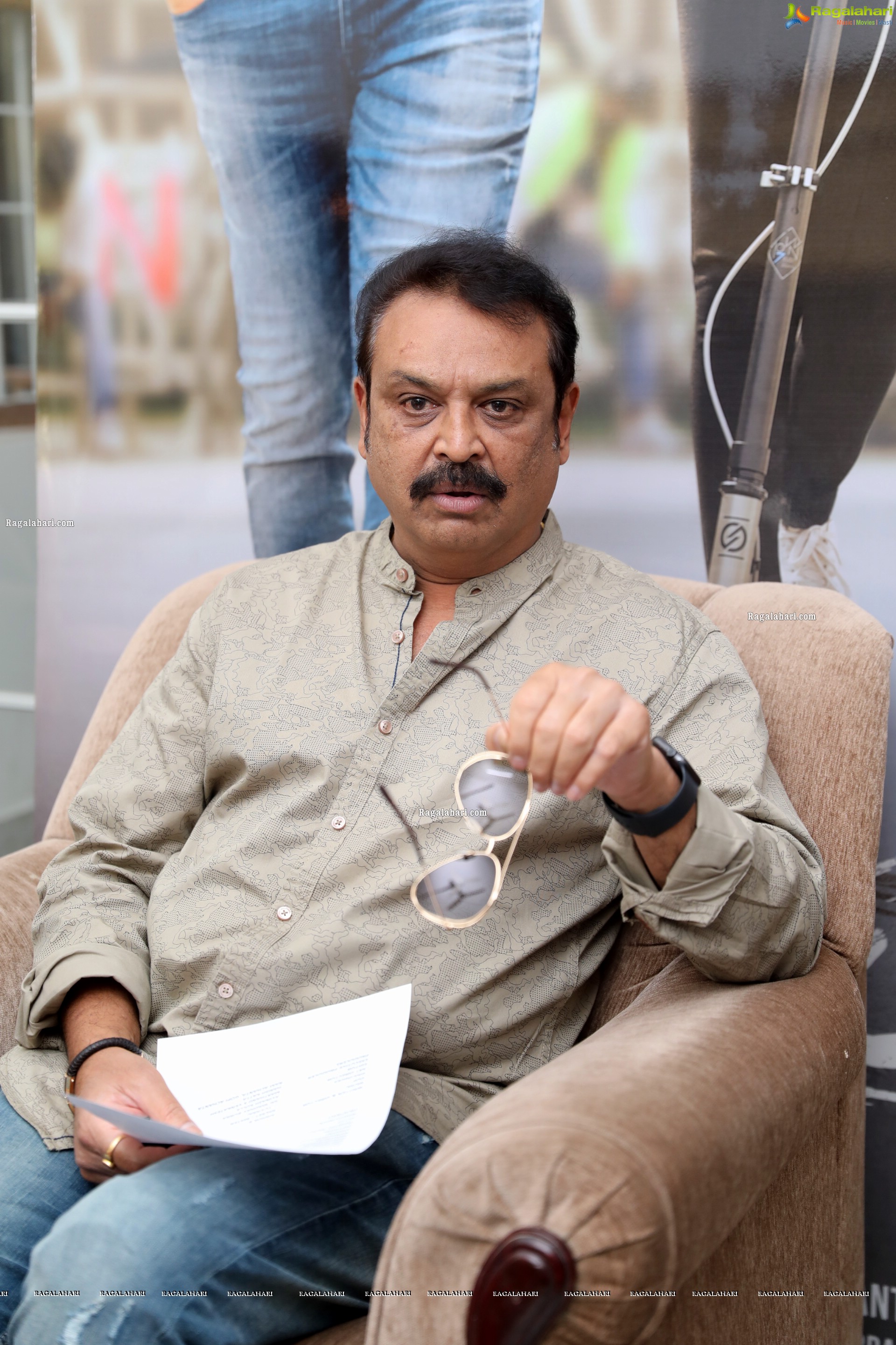 Sr. Naresh at Sreekaram Movie Interview, HD Photo Gallery