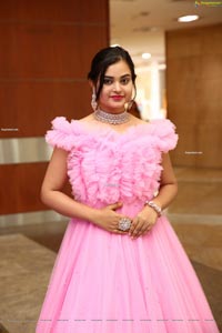 Vaanya Aggarwal in Baby Pink Gown