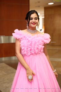 Vaanya Aggarwal in Baby Pink Gown