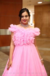 Vaanya Aggarwal in Baby Pink Gown