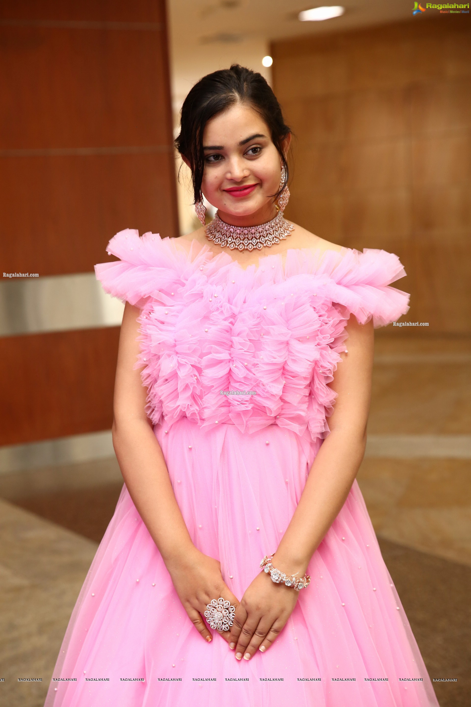 Vaanya Aggarwal in Baby Pink Gown, HD Photo Gallery