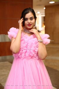 Vaanya Aggarwal in Baby Pink Gown