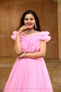 Vaanya Aggarwal in Baby Pink Gown