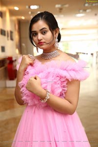 Vaanya Aggarwal in Baby Pink Gown