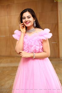 Vaanya Aggarwal in Baby Pink Gown