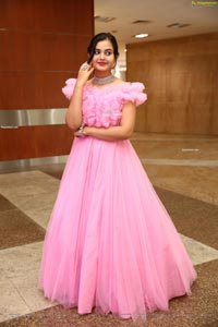 Vaanya Aggarwal in Baby Pink Gown