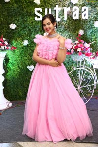 Vaanya Aggarwal in Baby Pink Gown