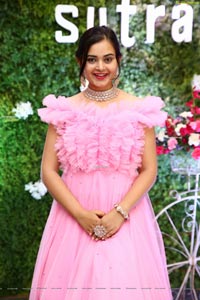 Vaanya Aggarwal in Baby Pink Gown