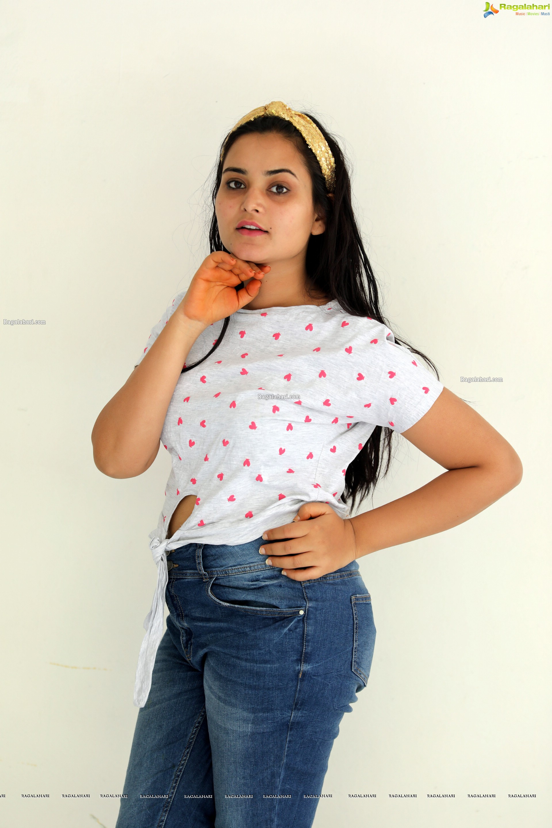 Vaanya Aggarwal in White Top and Jeans, HD Photo Gallery