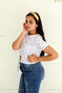Vaanya Aggarwal in White Top and Jeans
