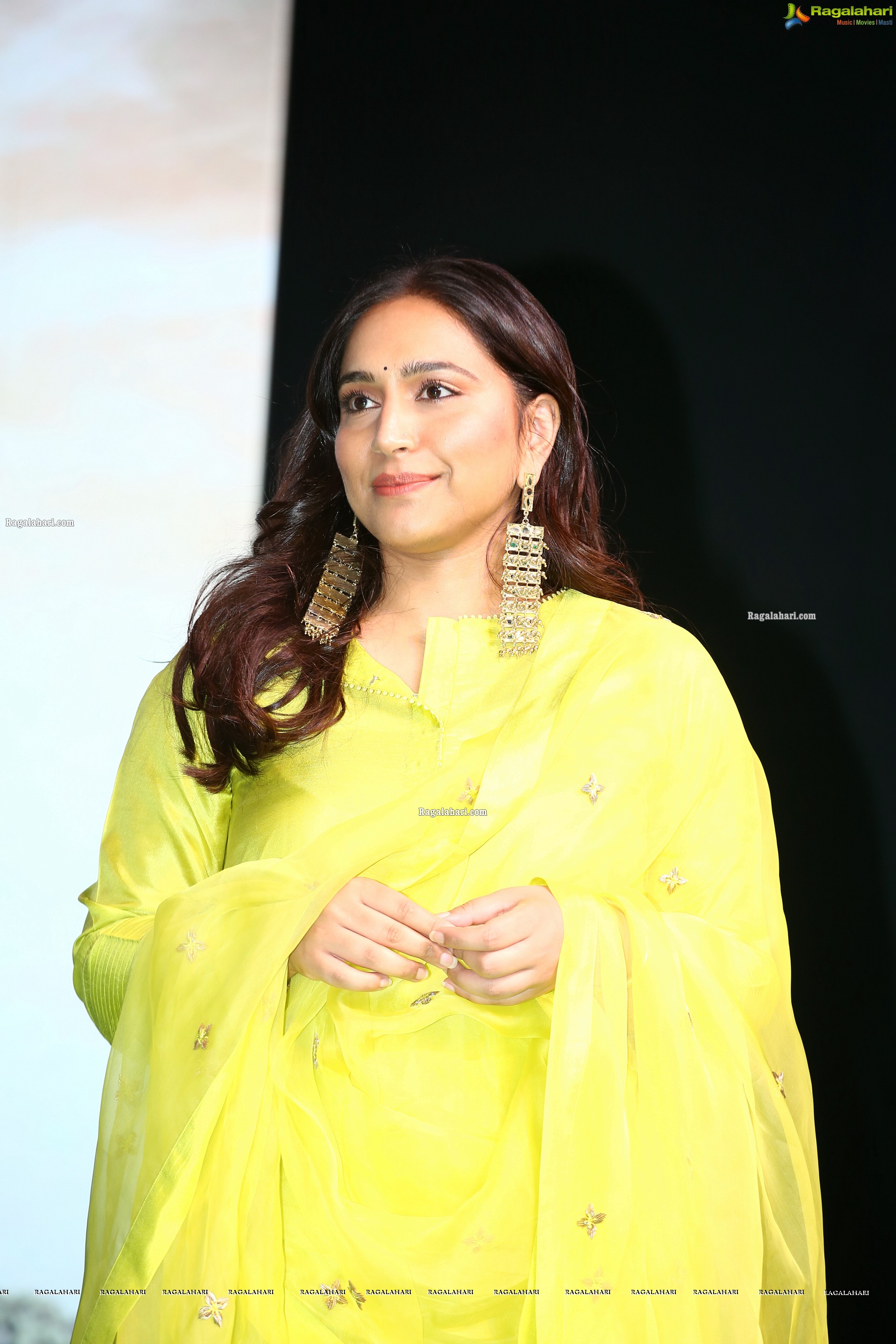 Zoya Hussain at Aranya Movie Pre-Release Event, HD Photo Gallery