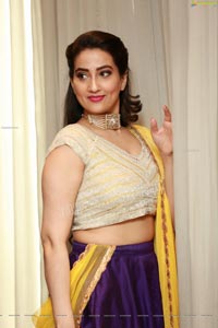 Manjusha in Purple Lehenga Choli