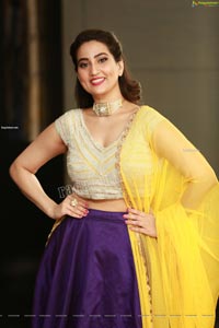 Manjusha in Purple Lehenga Choli