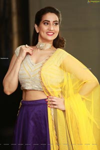 Manjusha in Purple Lehenga Choli