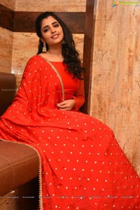 Shyamala at Sreekaram Movie Pre-Release Event