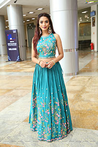 Harshini Balla in Stellar Light Blue Lehenga Choli