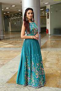 Harshini Balla in Stellar Light Blue Lehenga Choli