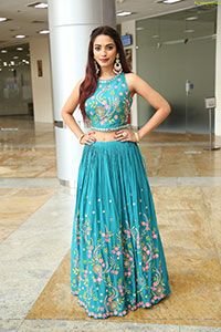 Harshini Balla in Stellar Light Blue Lehenga Choli