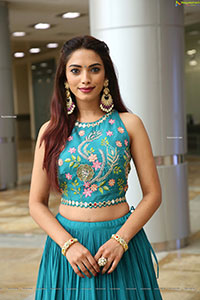 Harshini Balla in Stellar Light Blue Lehenga Choli