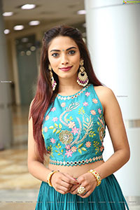 Harshini Balla in Stellar Light Blue Lehenga Choli