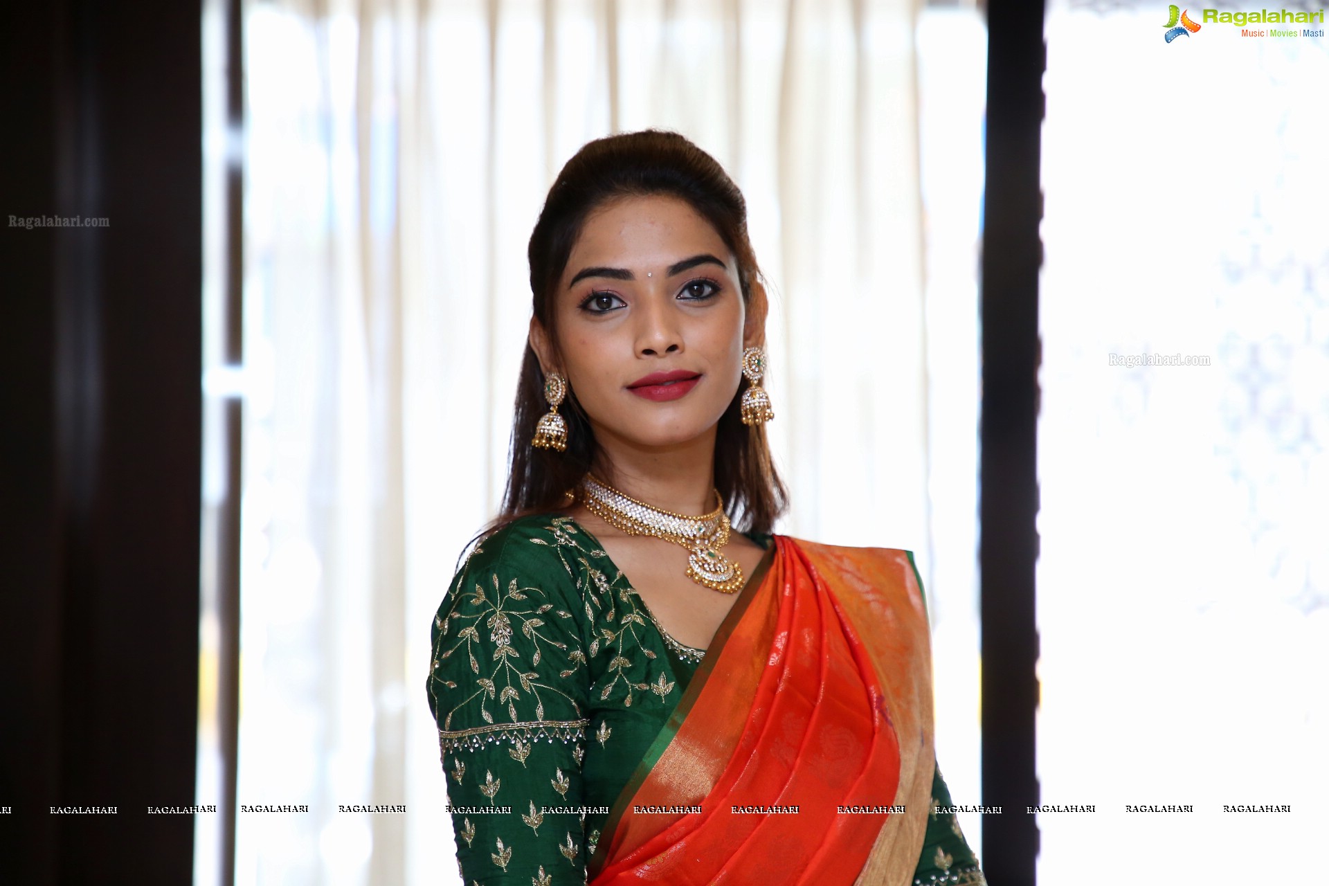 Harshini Balla Poses With Traditional Jewellery, HD Photo Gallery