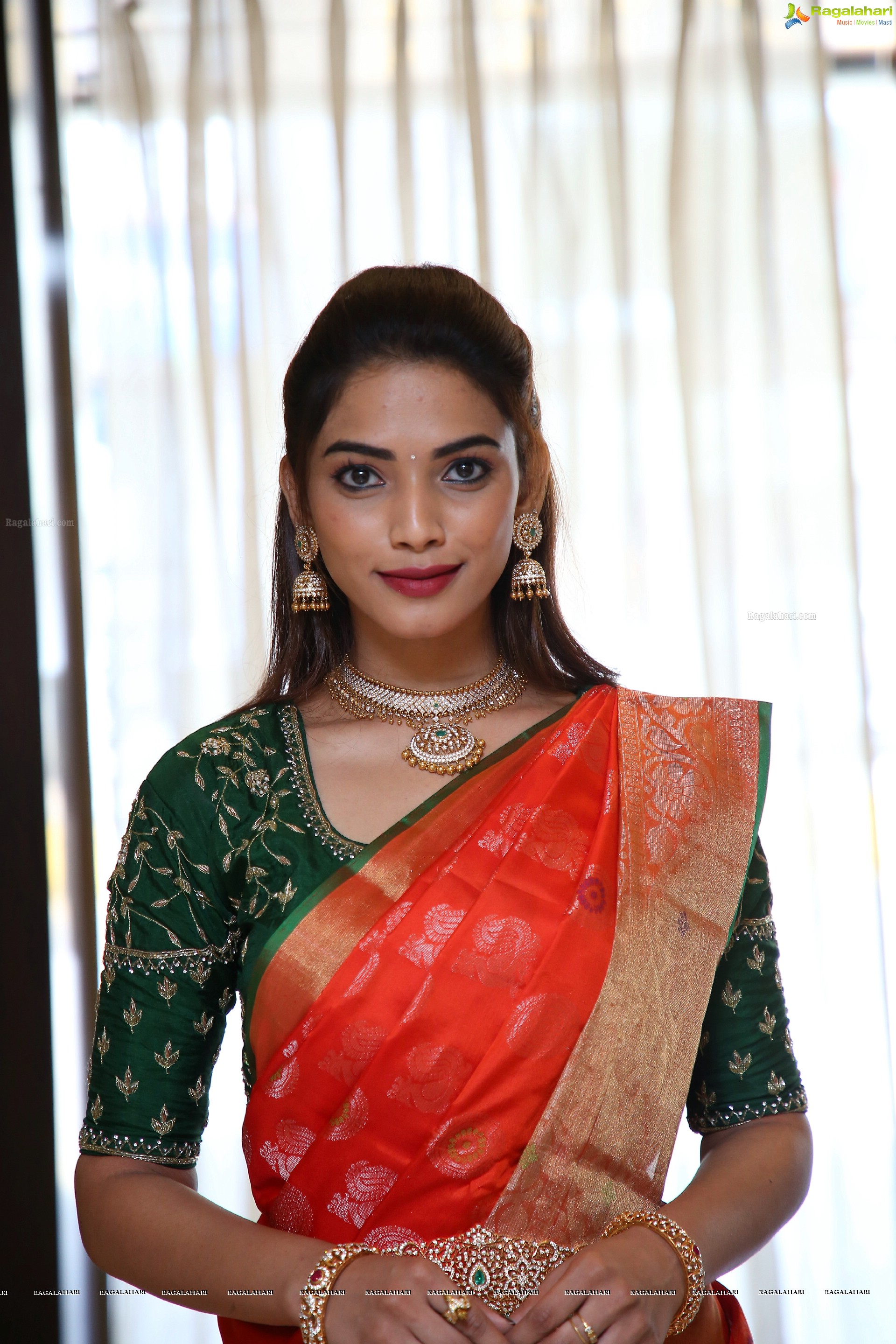 Harshini Balla Poses With Traditional Jewellery, HD Photo Gallery