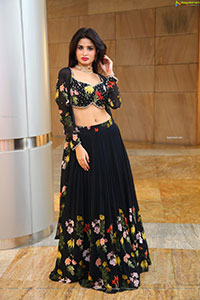 Ishika Roy in Black Embellished Lehenga Choli