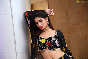 Ishika Roy in Black Embellished Lehenga Choli