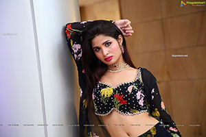 Ishika Roy in Black Embellished Lehenga Choli