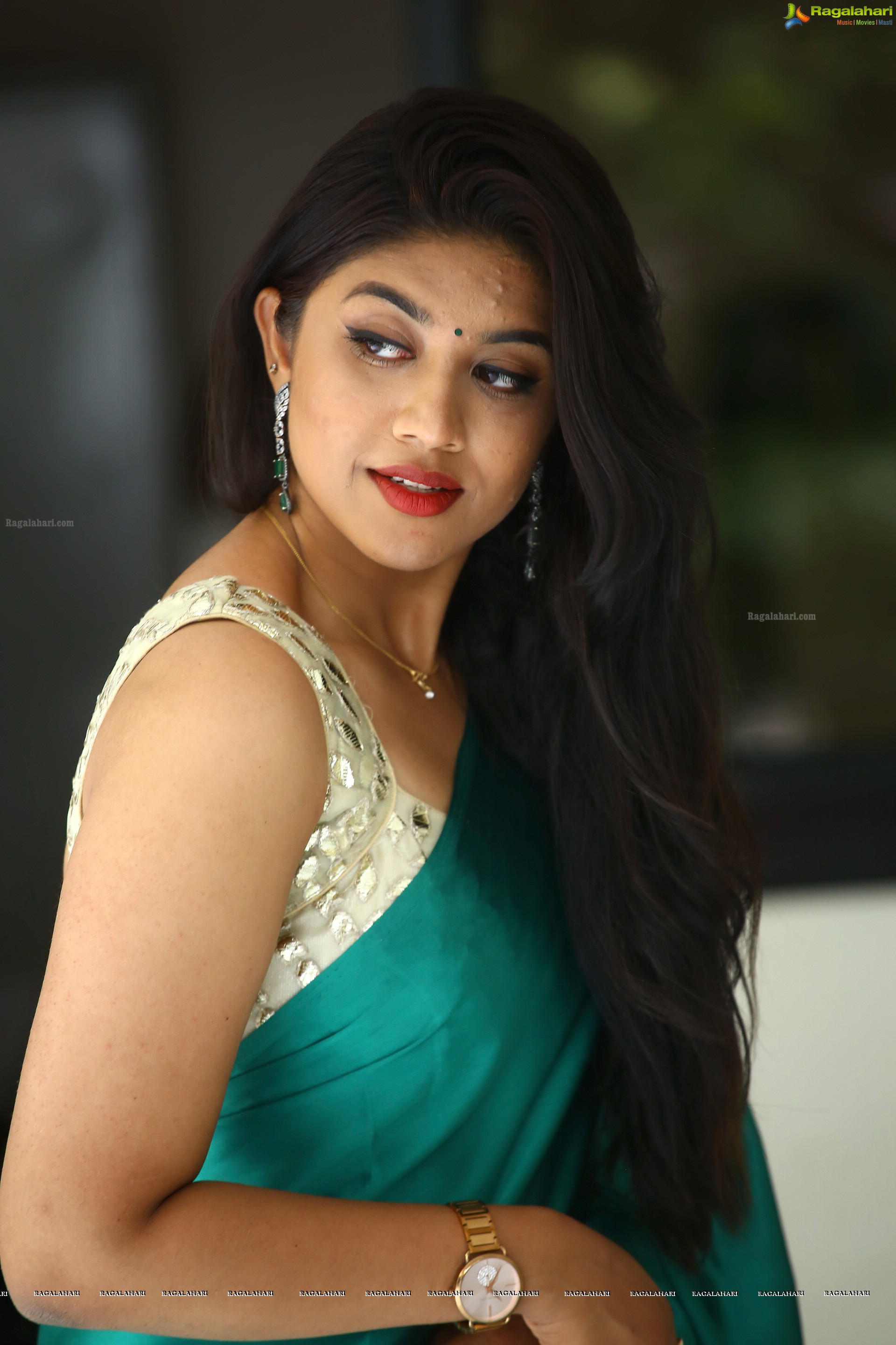 Malavika Satheesan at Bommala Koluvu Movie Press Meet