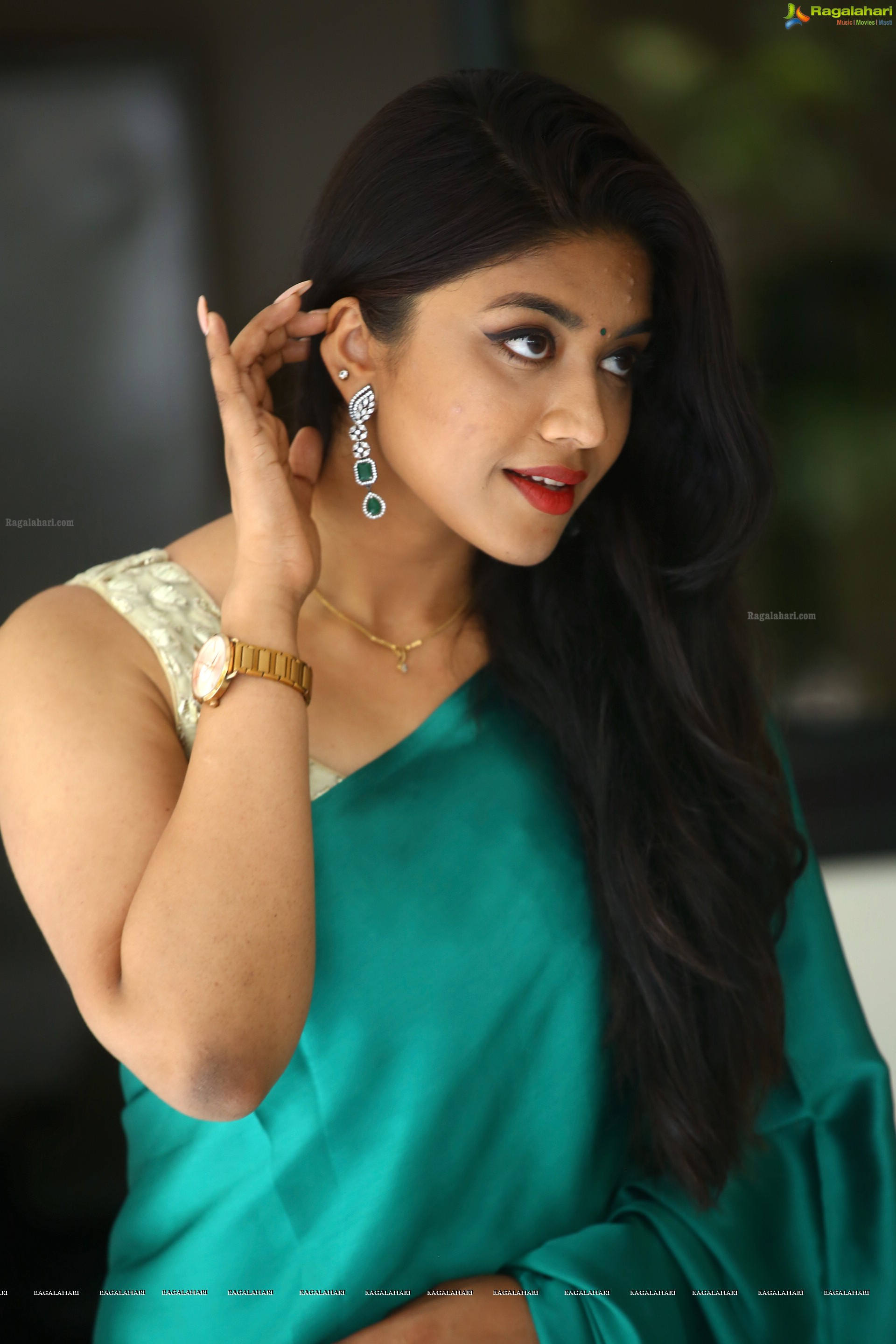 Malavika Satheesan at Bommala Koluvu Movie Press Meet