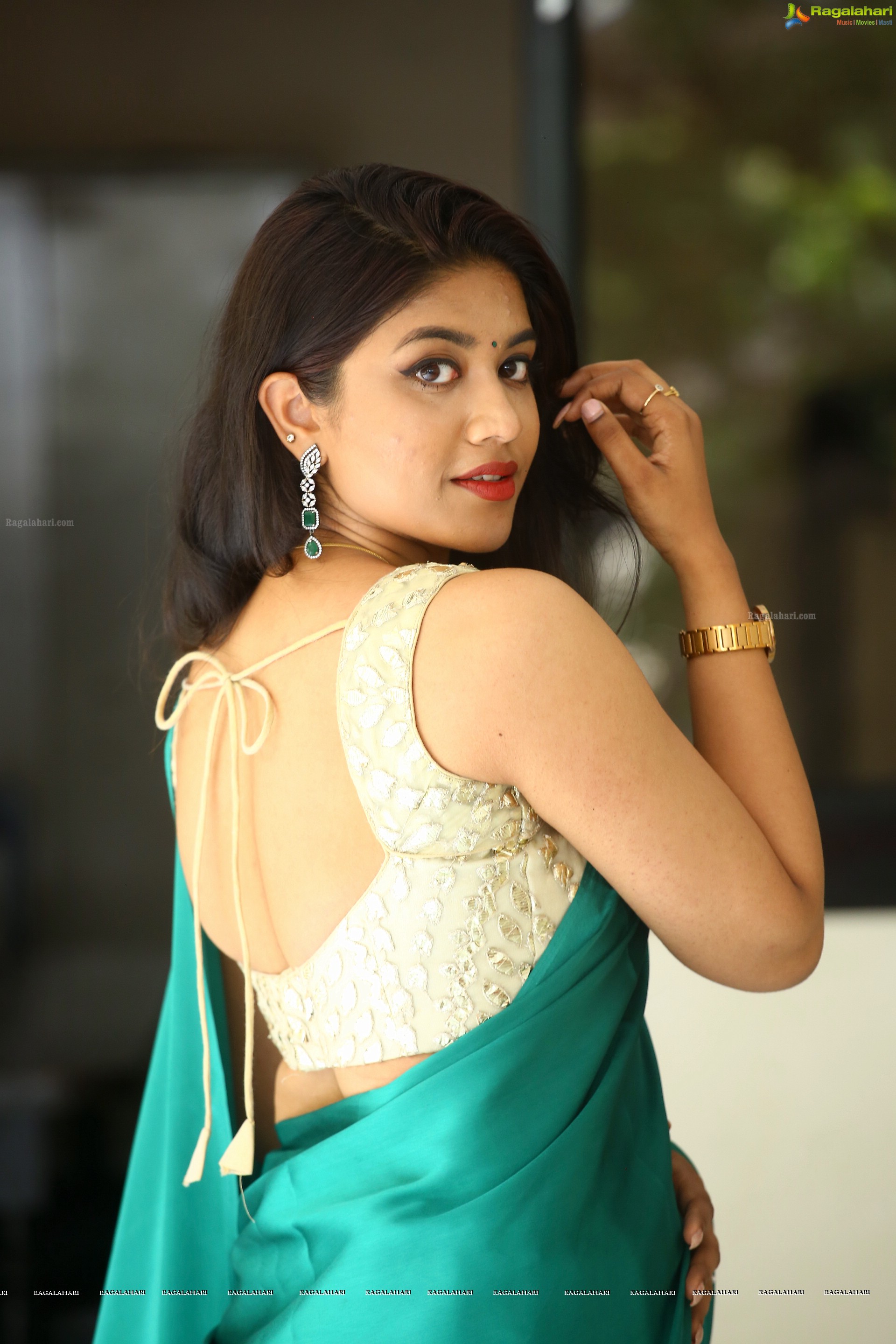 Malavika Satheesan at Bommala Koluvu Movie Press Meet