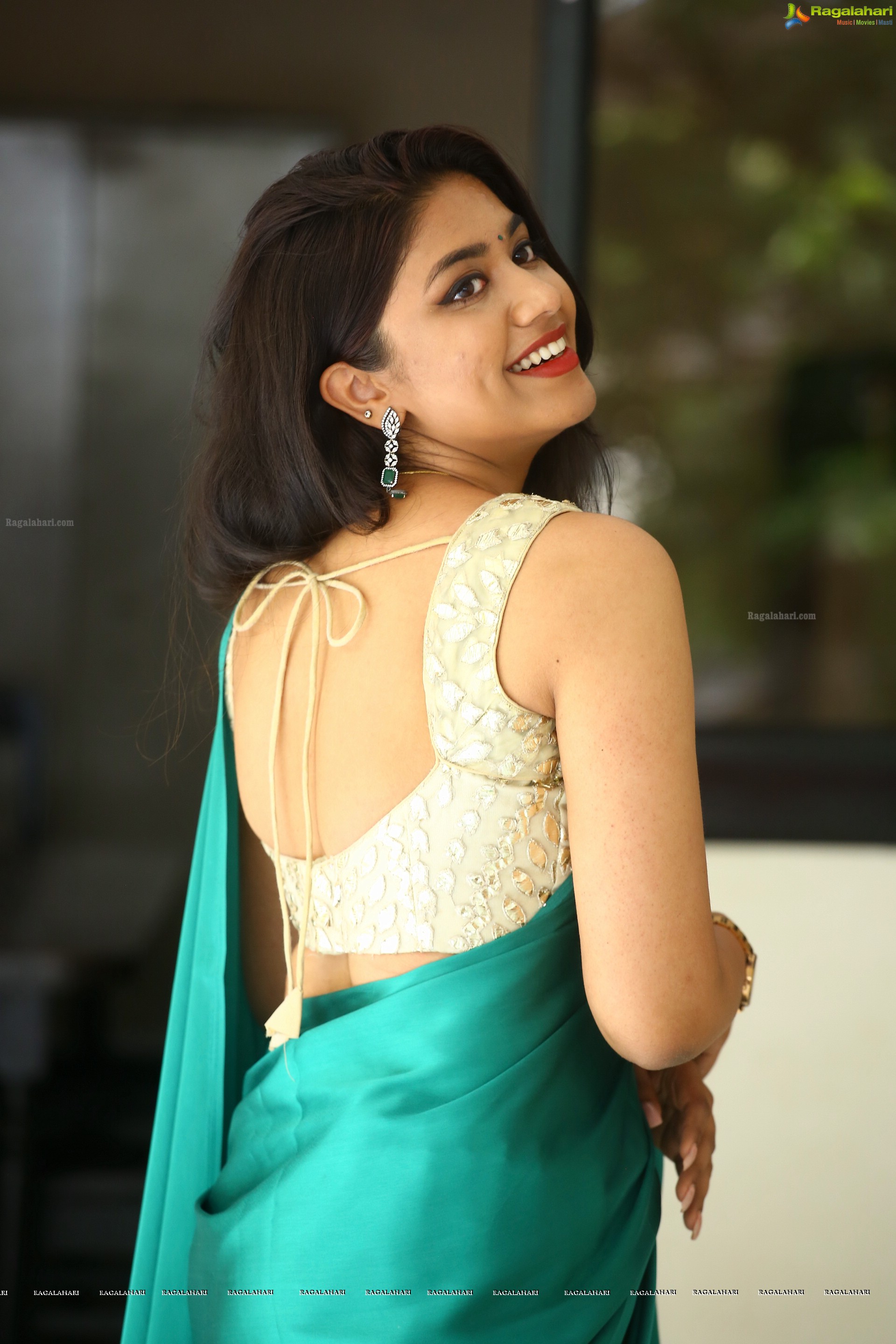 Malavika Satheesan at Bommala Koluvu Movie Press Meet