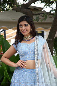 Nikita Choudary in Blue Designer Lehenga