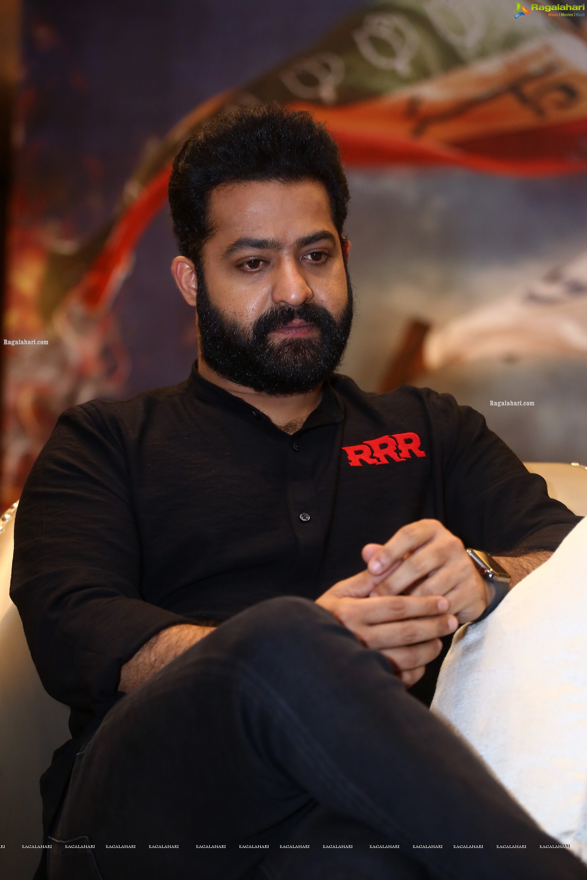 NTR Jr. at RRR Movie Press Meet, HD Photo Gallery