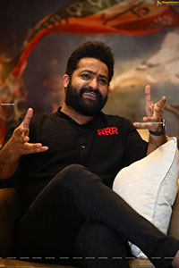 NTR Jr. at RRR Movie Press Meet