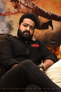 NTR Jr. at RRR Movie Press Meet