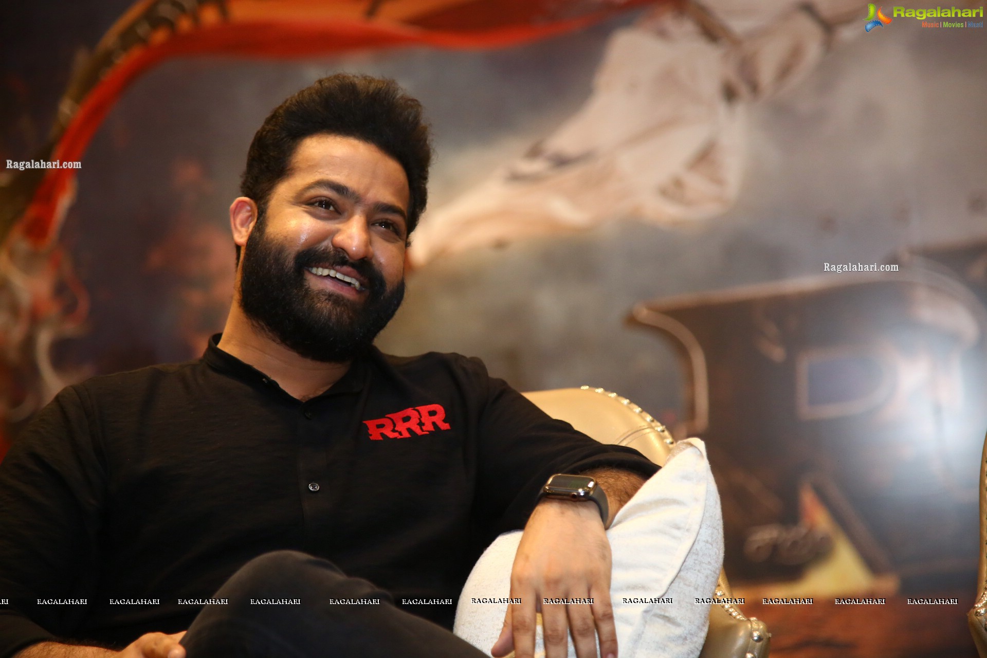 NTR Jr. at RRR Movie Press Meet, HD Photo Gallery