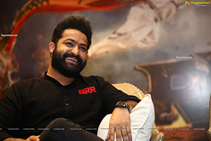 NTR Jr. at RRR Movie Press Meet