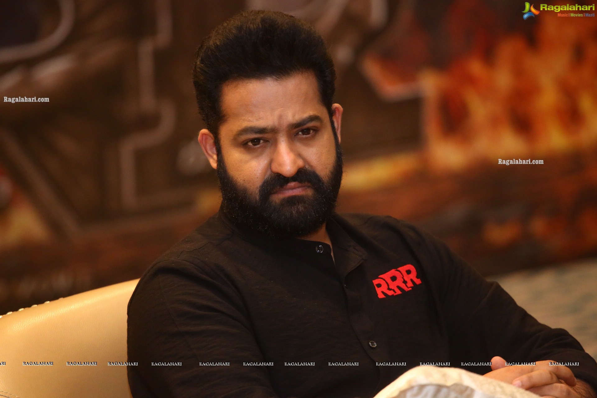 NTR Jr. at RRR Movie Press Meet, HD Photo Gallery