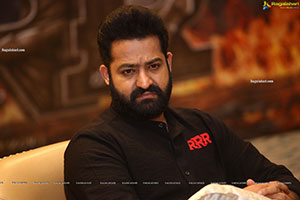 NTR Jr. at RRR Movie Press Meet