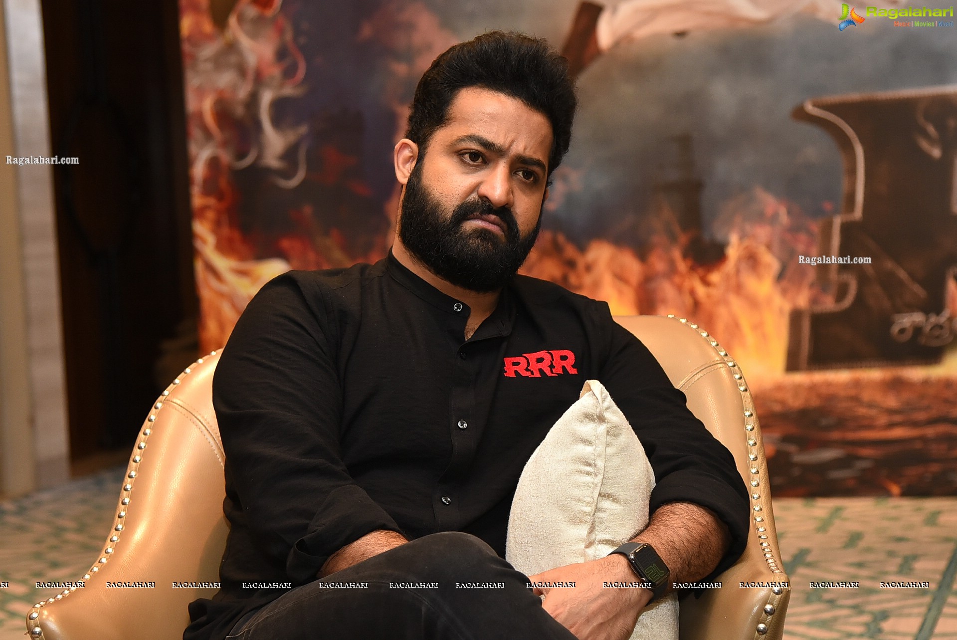 NTR Jr. at RRR Movie Press Meet, HD Photo Gallery