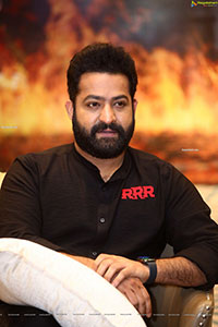 NTR Jr. at RRR Movie Press Meet