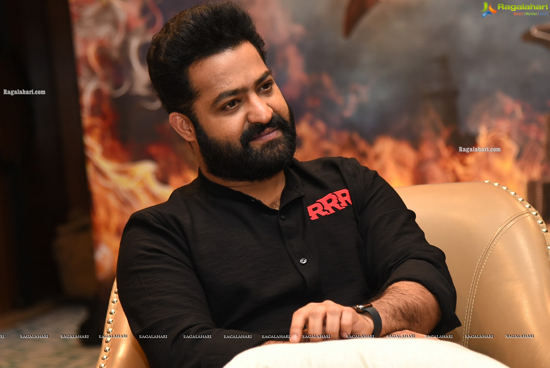 NTR Jr. at RRR Movie Press Meet, HD Photo Gallery